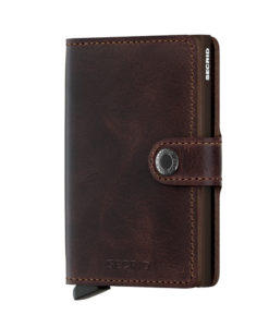 Secrid Miniwallet Vintage Chocolate Cüzdan
