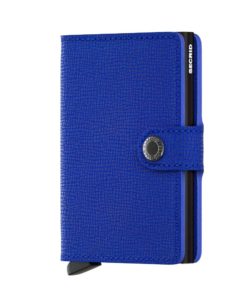 Secrid Miniwallet Crisple Blue Black Cüzdan