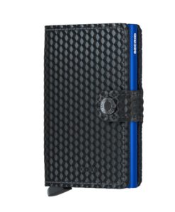 Secrid Miniwallet Cubic Black Blue Cüzdan