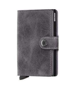 Secrid Miniwallet Vintage Grey Black Cüzdan