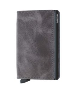 Secrid Slimwallet Vintage Grey Black Cüzdan