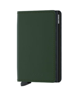 Secrid Slimwallet Matte Green Black Cüzdan