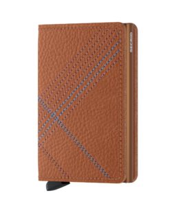 Secrid Slimwallet Stitch Linea Caramello Cüzdan