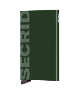Secrid Cardprotector Laser Logo Green Cüzdan
