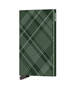 Secrid Cardprotector Laser Tartan Green Cüzdan
