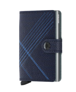 Secrid Miniwallet Stitch Linea Navy Cüzdan
