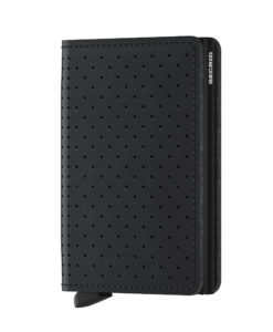 Secrid Slimwallet Perforated Black Cüzdan
