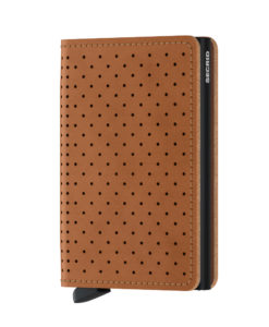 Secrid Slimwallet Perforated Cognac Cüzdan