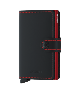 Secrid Miniwallet Matte Black & Red Cüzdan