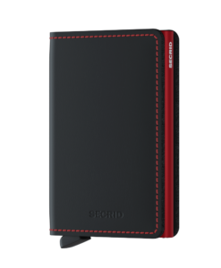 Secrid Slimwallet Matte Black & Red Cüzdan