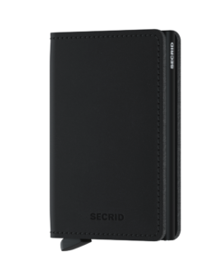 Secrid Slimwallet Vegan Soft Touch Black Cüzdan