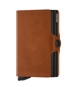 Secrid Twinwallet Perforated Cognac Cüzdan