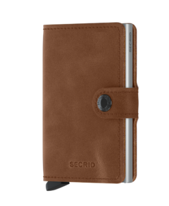 Secrid Miniwallet Vintage Cognac Silver Cüzdan