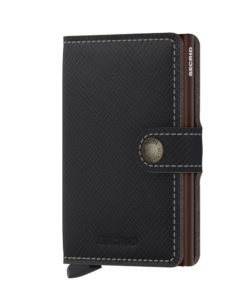 Secrid Miniwallet Saffiano Brown Cüzdan