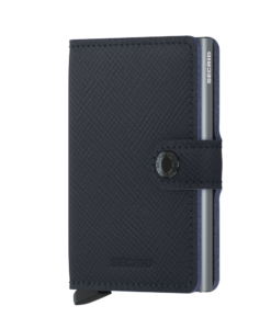 Secrid Miniwallet Saffiano Navy Cüzdan