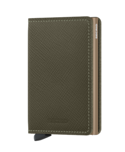 Secrid Slimwallet Saffiano Olive Cüzdan