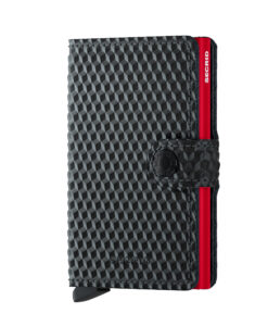 Secrid Miniwallet Cubic Black Red Cüzdan