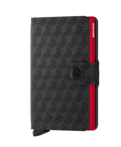 Secrid Miniwallet Optical Black Red Cüzdan