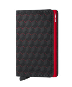Secrid Slimwallet Optical Black Red Cüzdan
