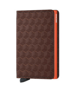 Secrid Slimwallet Optical Brown Orange Cüzdan
