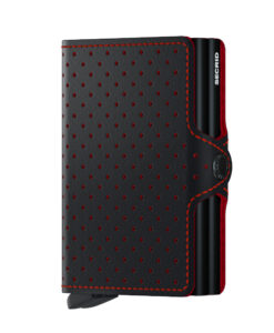 Secrid Twinwallet Perforated Black Red Cüzdan