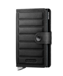 Secrid Premium Miniwallet Emboss Lines Black Cüzdan