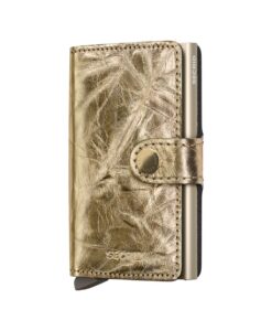 Secrid Miniwallet Crunch Gold Cüzdan