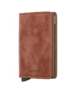 Secrid Slimwallet Vintage Cognac Brown Cüzdan